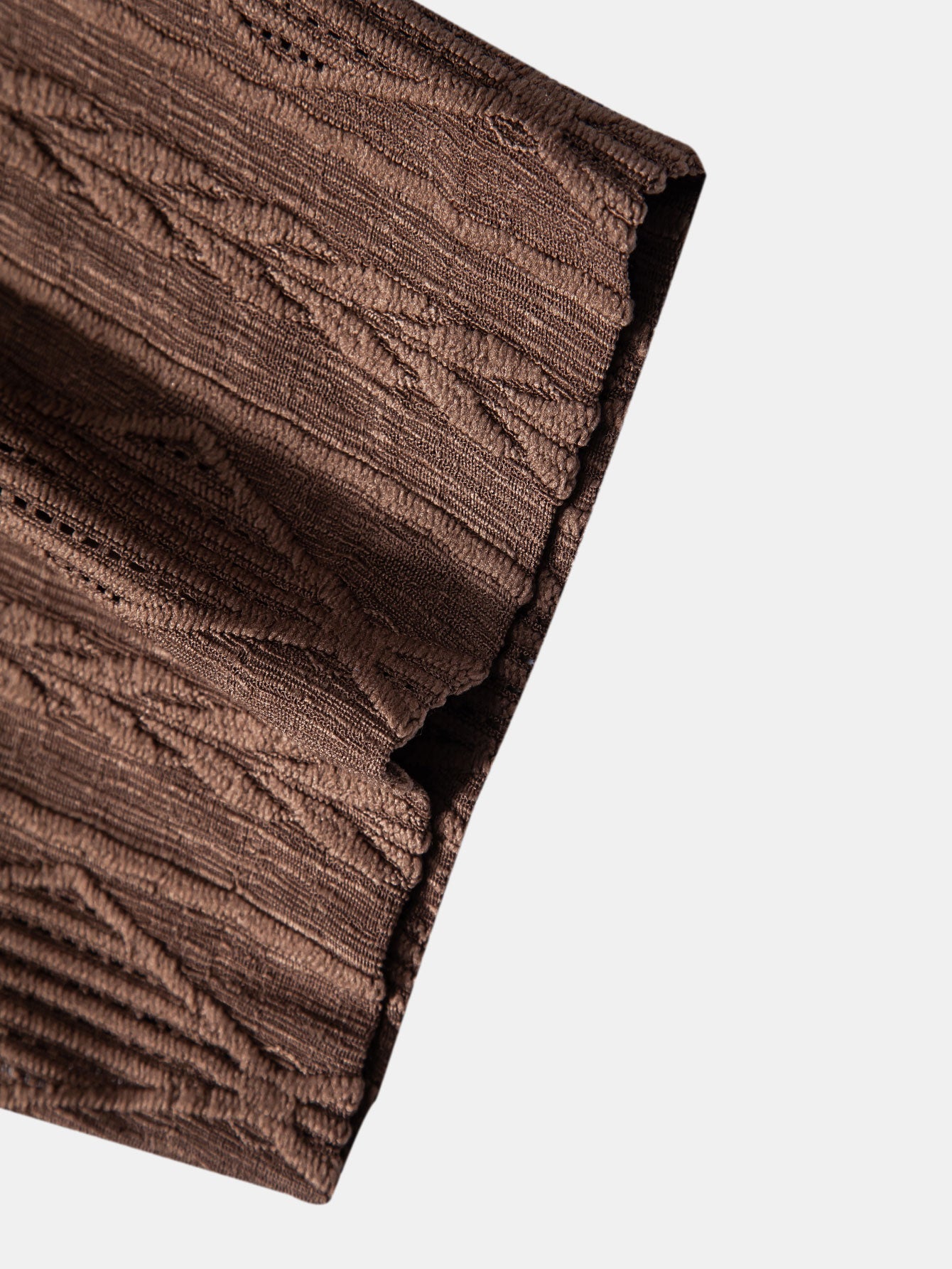 Geometric Pattern Jacquard Cuban Shirt