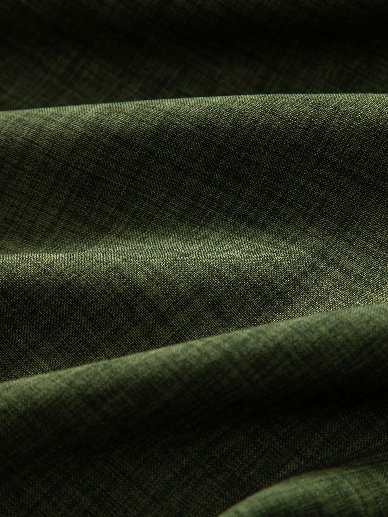 Short Sleeve Stand Collar Top & Straight Leg Linen Trousers