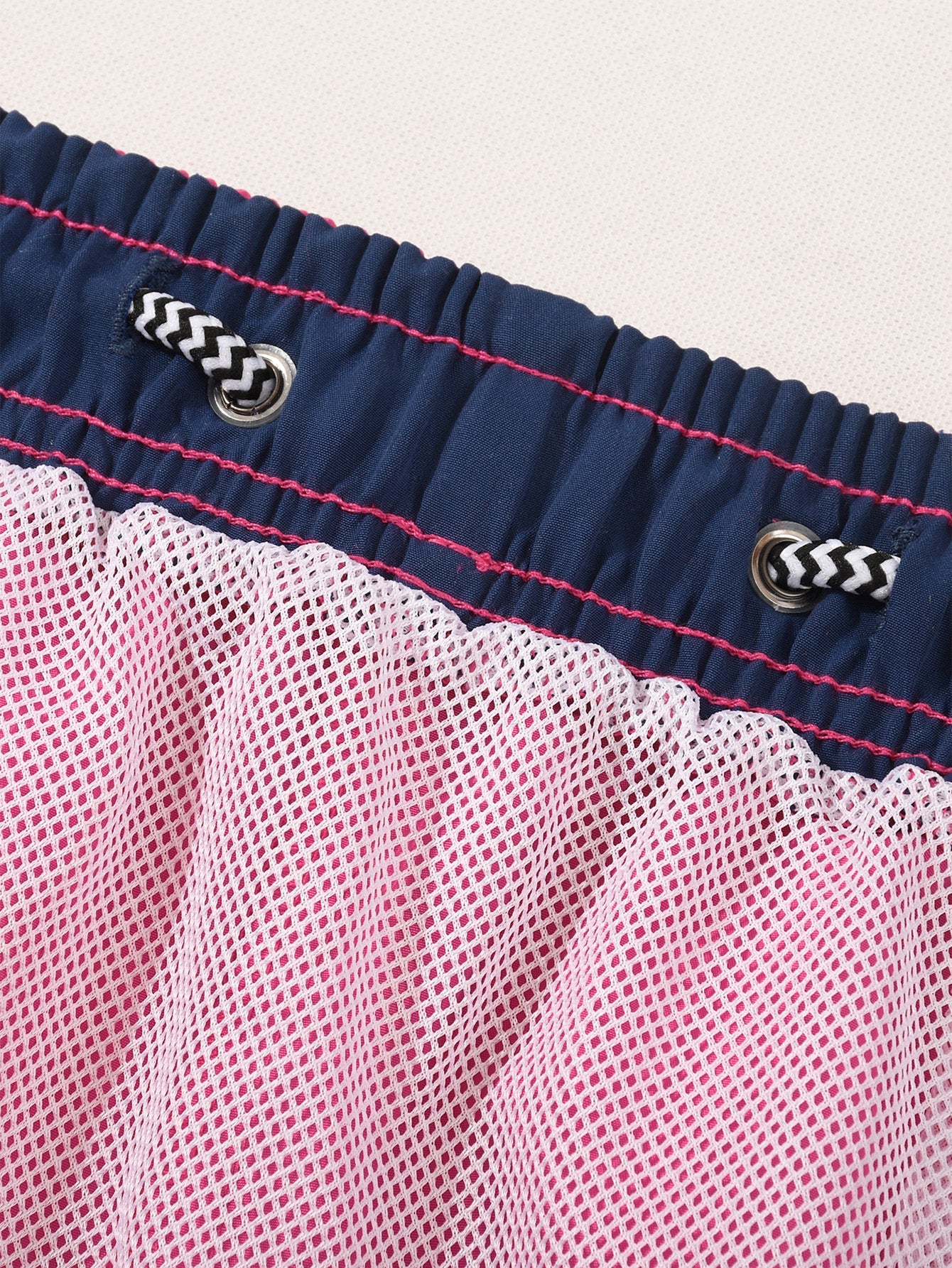 Classic Fit Cotton T-Shirt and Swim Shorts Set with Los Angeles Palm Tree Print