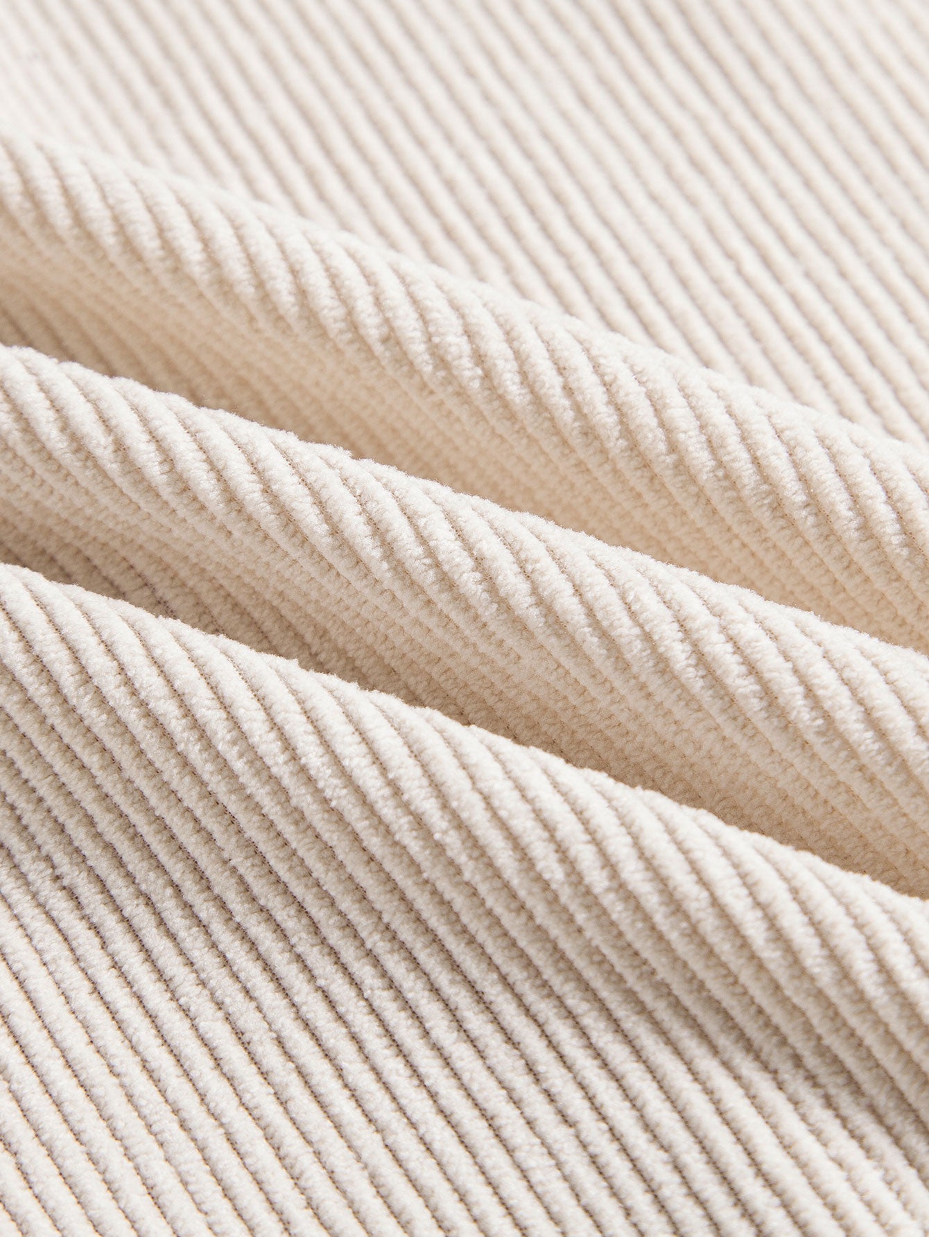 Corduroy Short Sleeve Button-Up Shirt