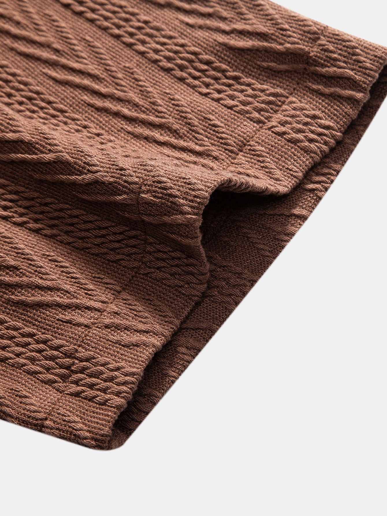 Textured Jacquard Cuban-Style Shirt