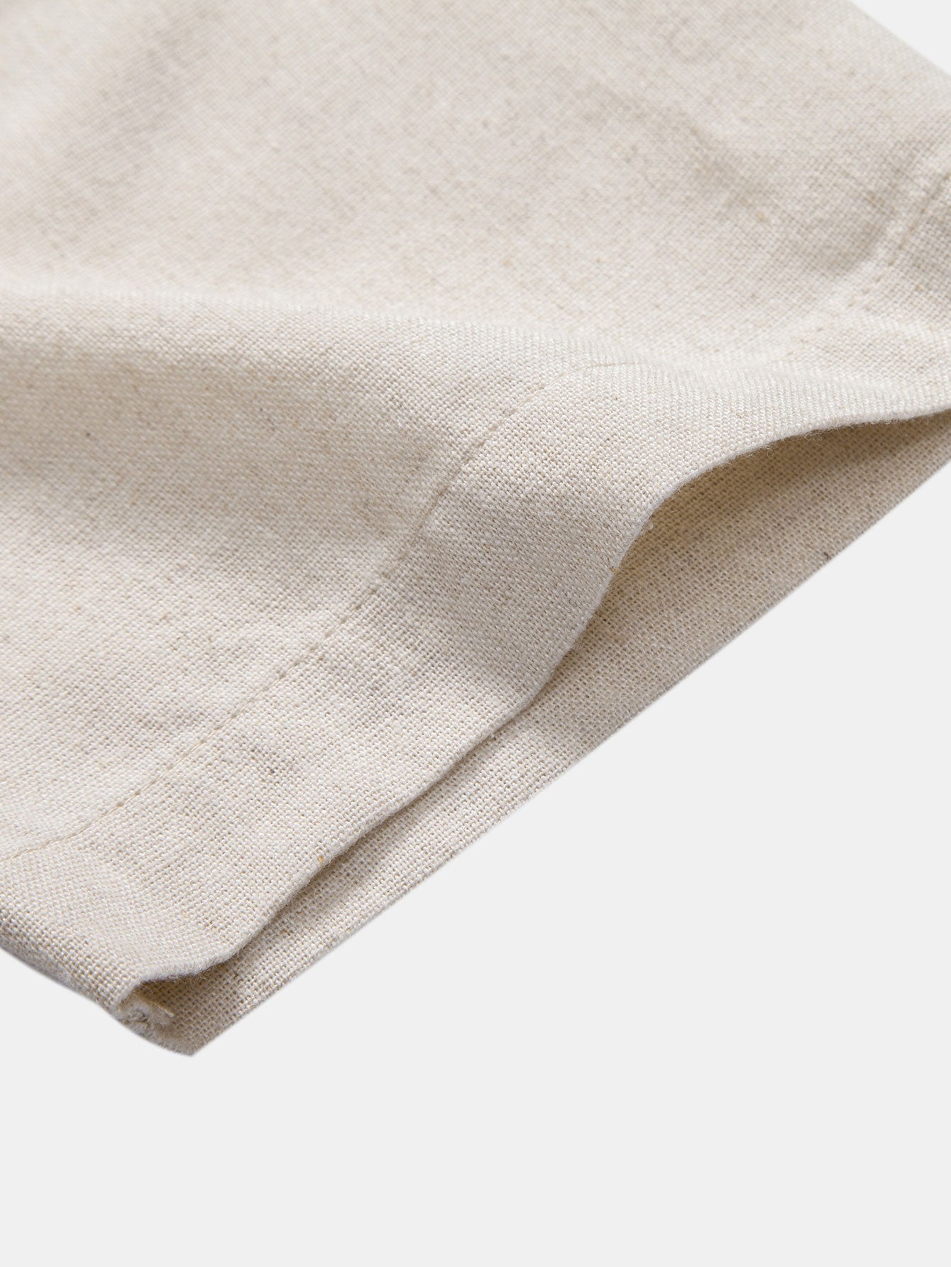 Pocketed Linen Cuban Shirt