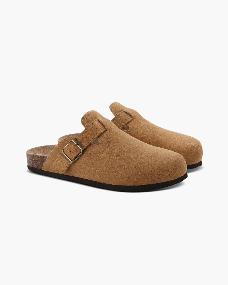 Suede Slip-On Clogs