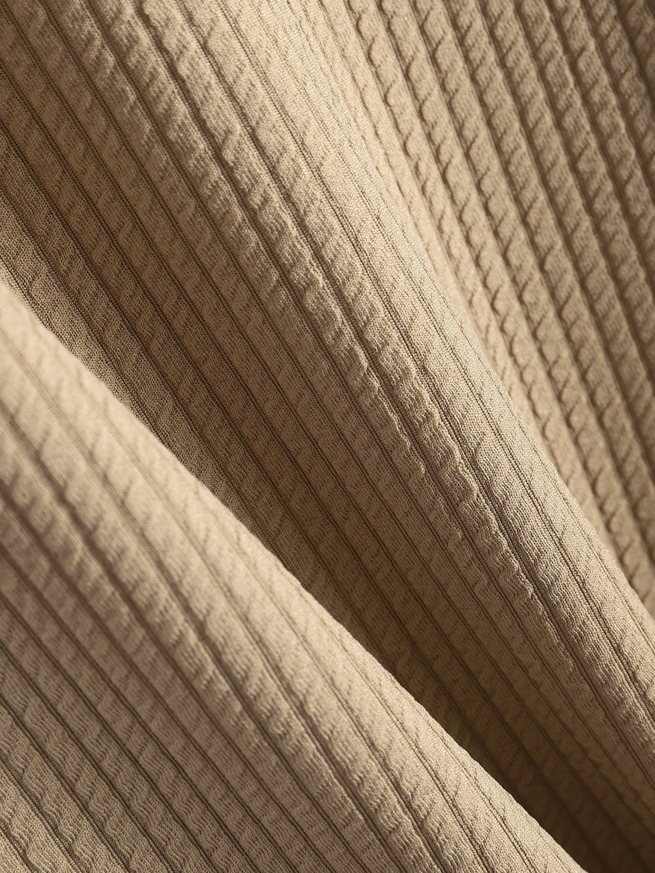 Ribbed Hooded T-Shirt with Muscle Fit