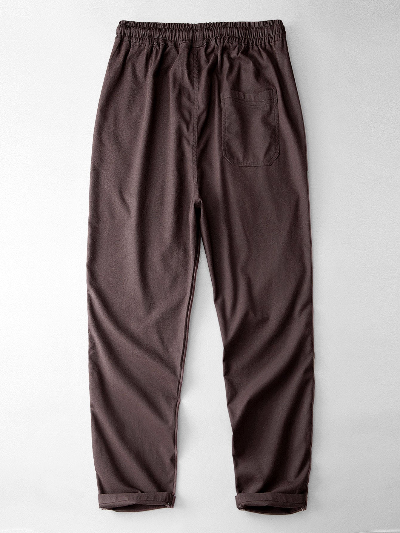 Classic Linen Straight-Leg Trousers