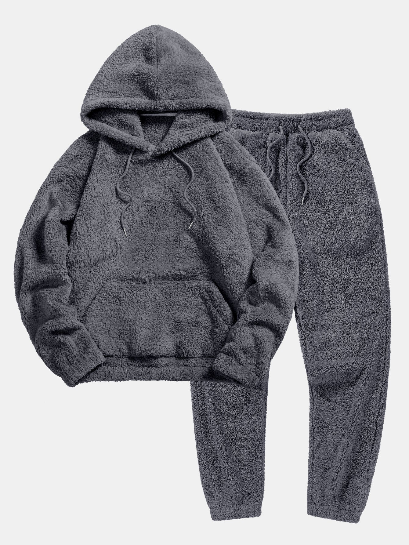 Essential Teddy Hoodie and Jogger Pants Set