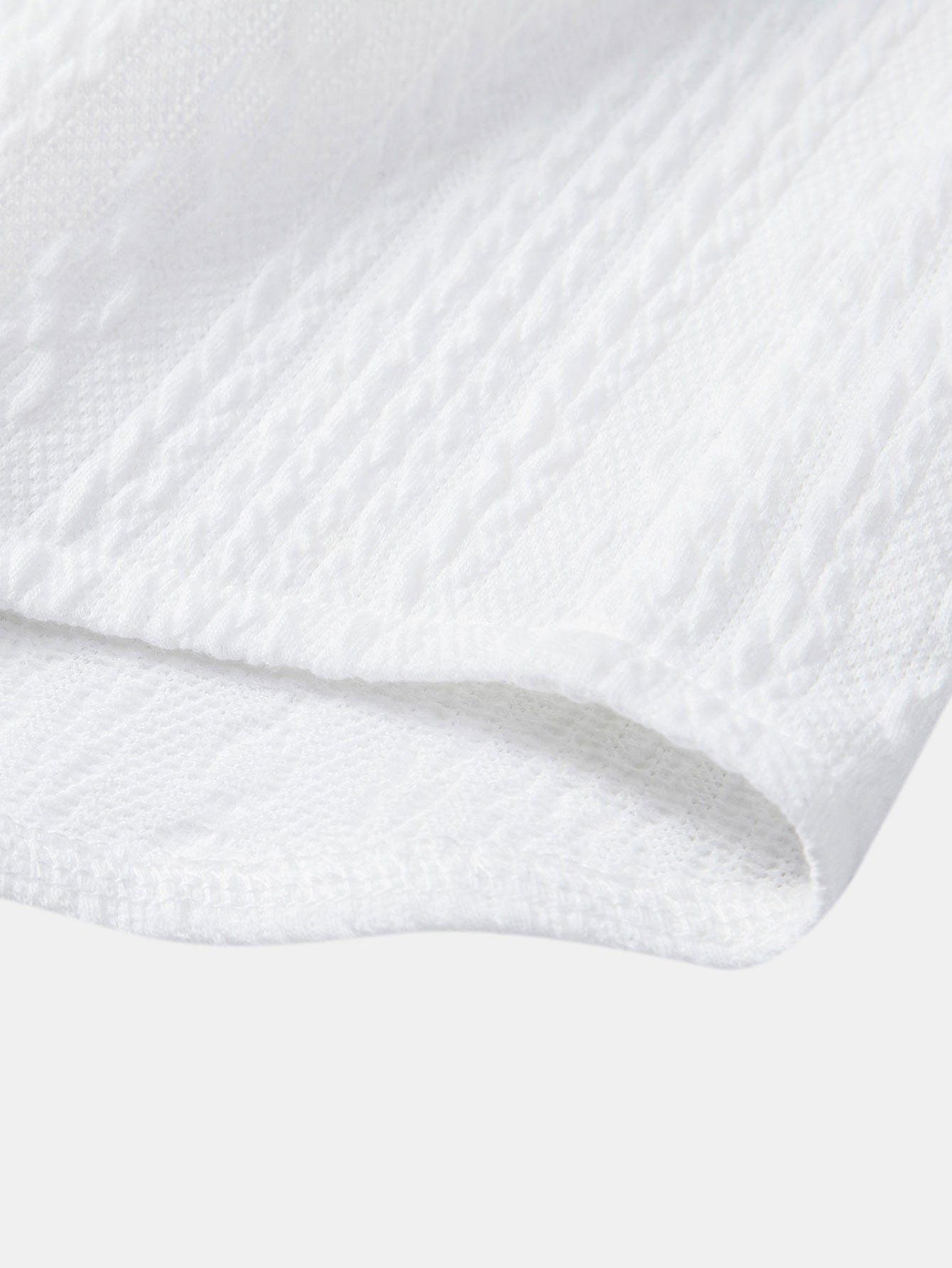 Textured Jacquard Muscle Fit Shirt