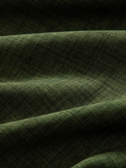 Short Sleeve Stand-Up Collar Shirt