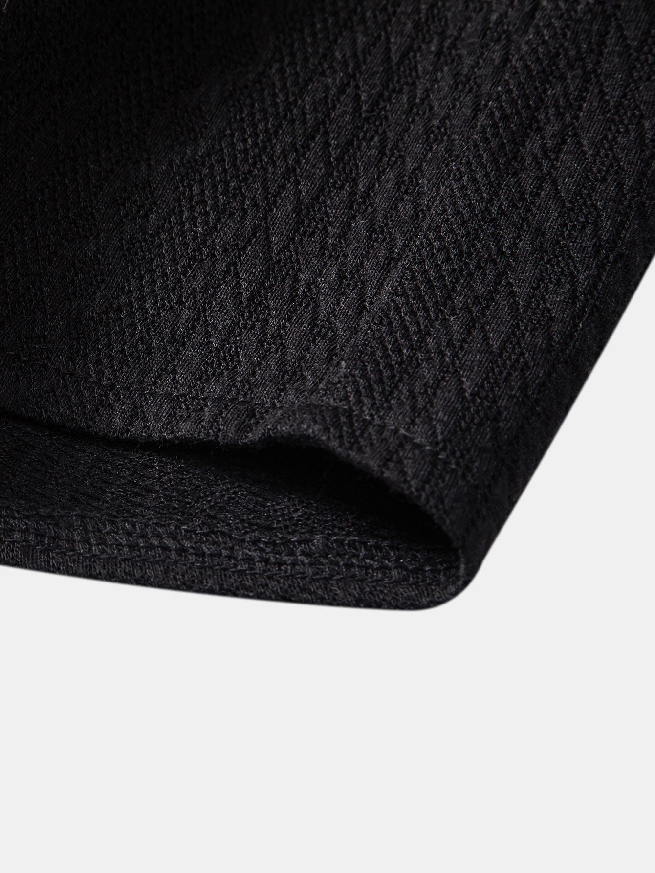 Textured Jacquard Muscle Fit Shirt