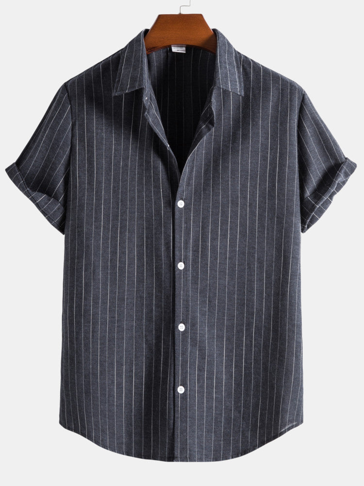 Classic Striped Regular Fit Shirts