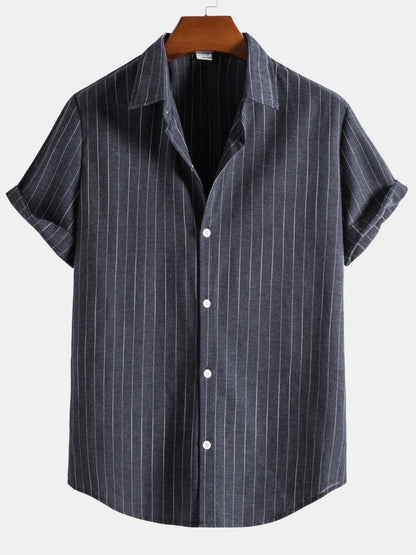 Classic Striped Regular Fit Shirts