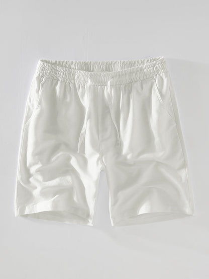 Drawstring Linen Shorts