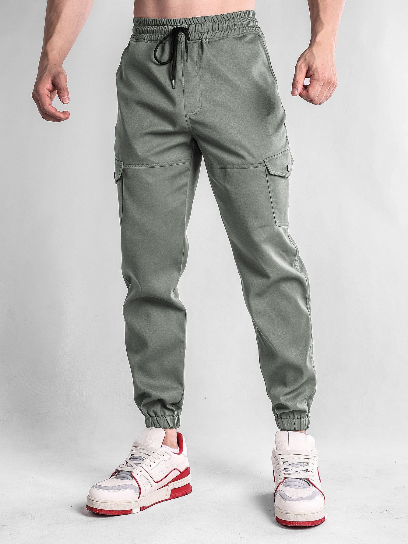 Chino Style Cargo Joggers