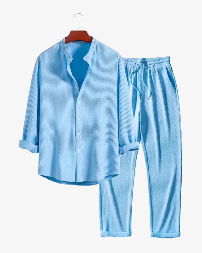 Premium Black Men's Two-Piece Outfit