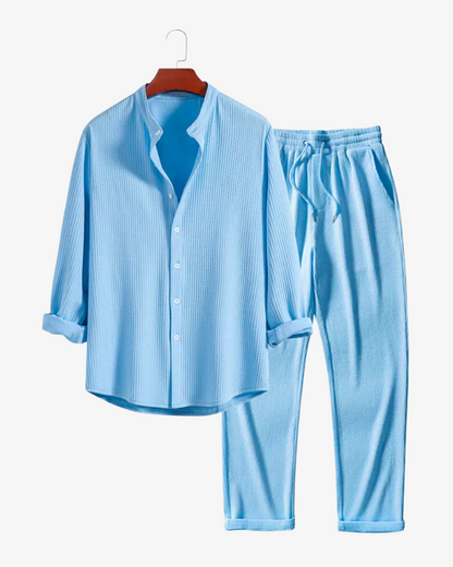 Premium Black Men's Two-Piece Outfit