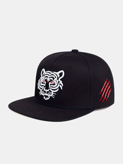 Trendy Tiger 3D Embroidered Hip-Hop Cap - Versatile Style