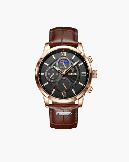Lugano Water-Resistant Classic Timepiece