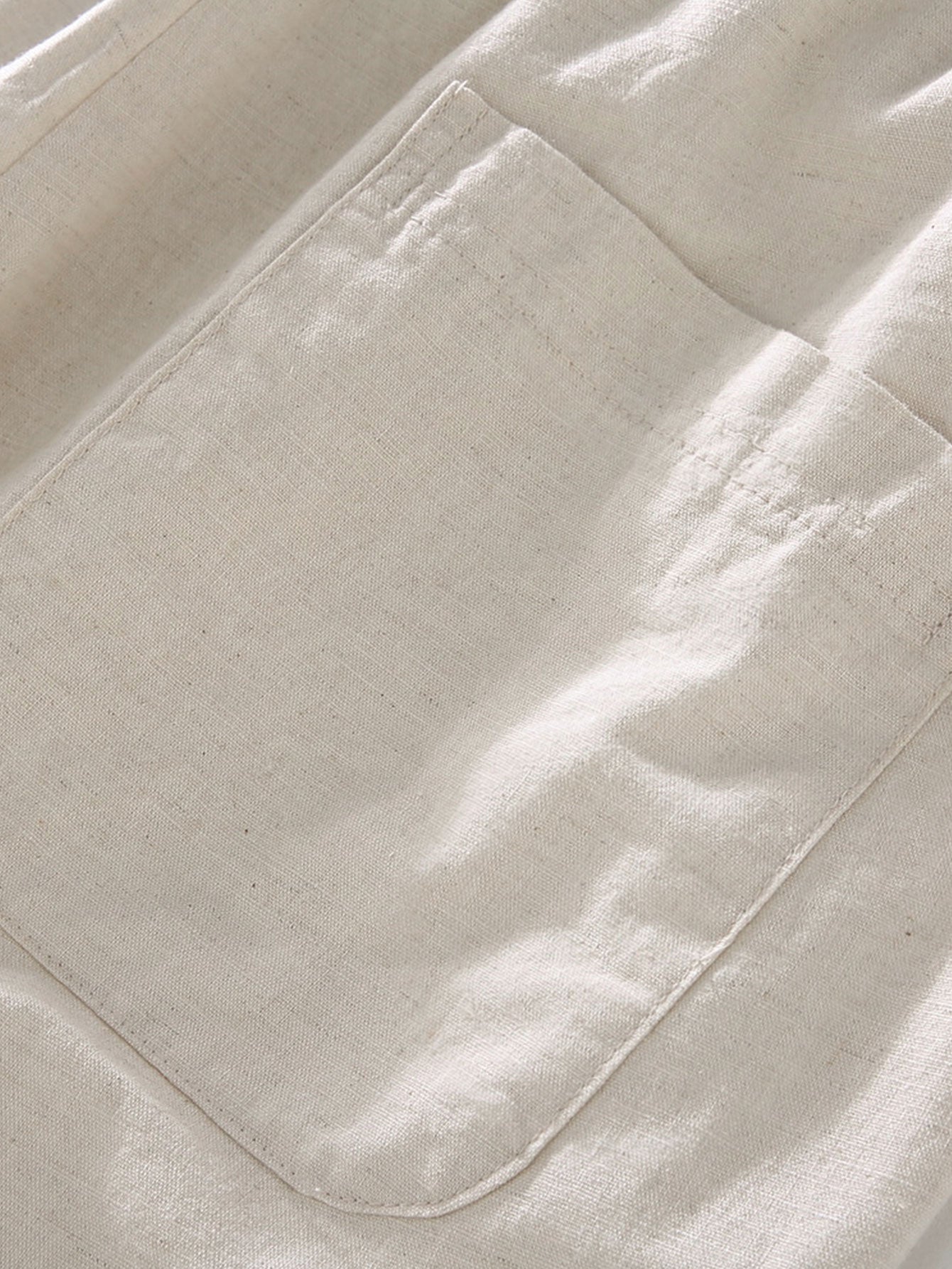 Drawstring Linen Shorts