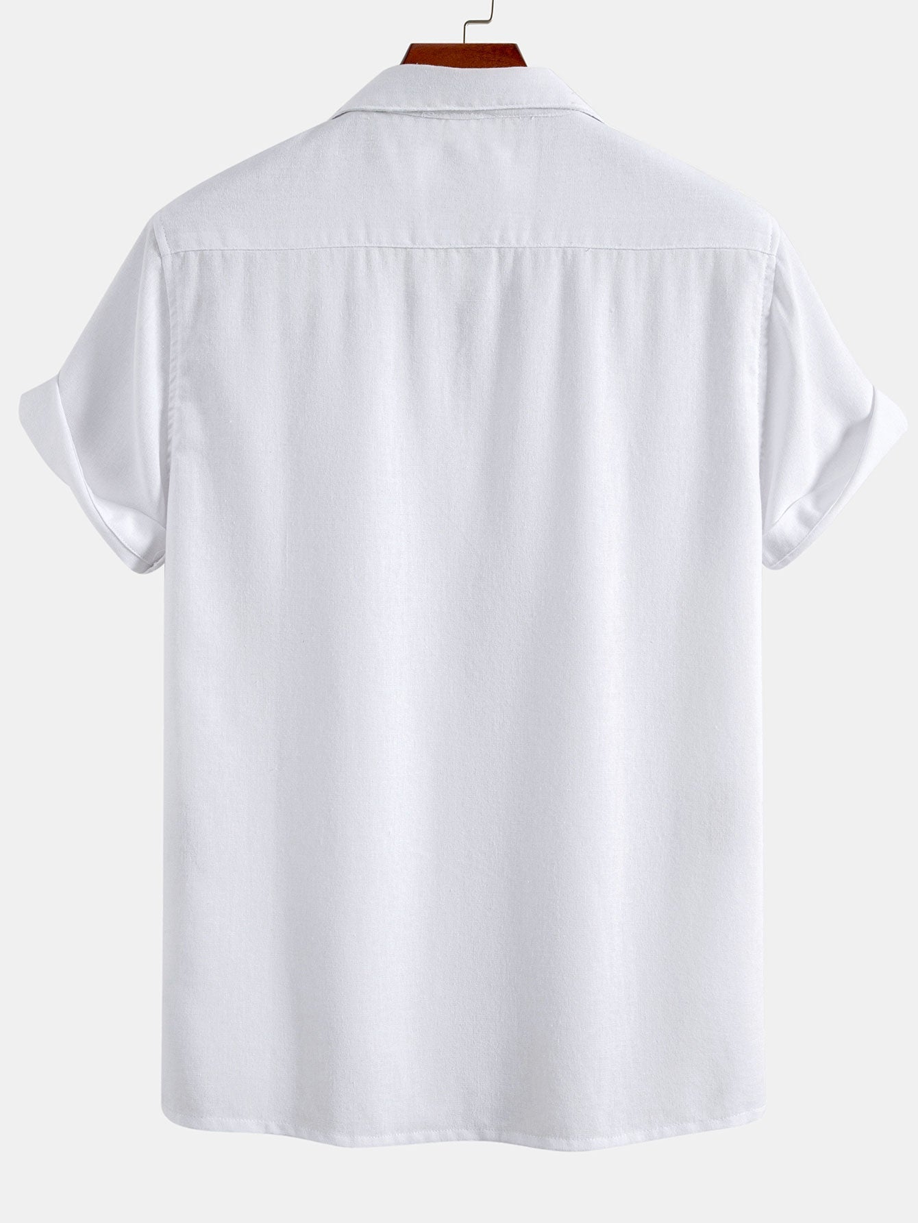 Pocketed Linen Cuban Shirt