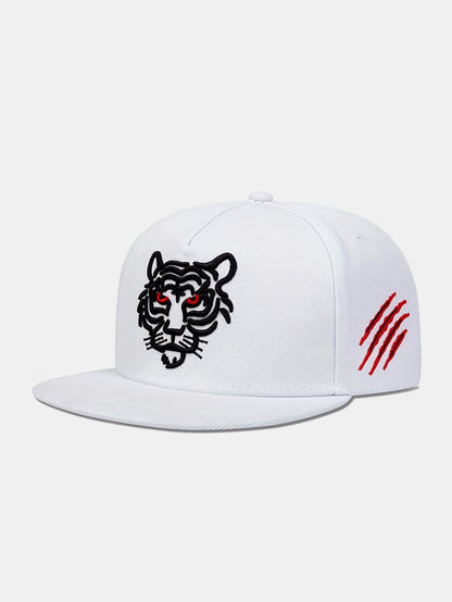 Trendy Tiger 3D Embroidered Hip-Hop Cap - Versatile Style