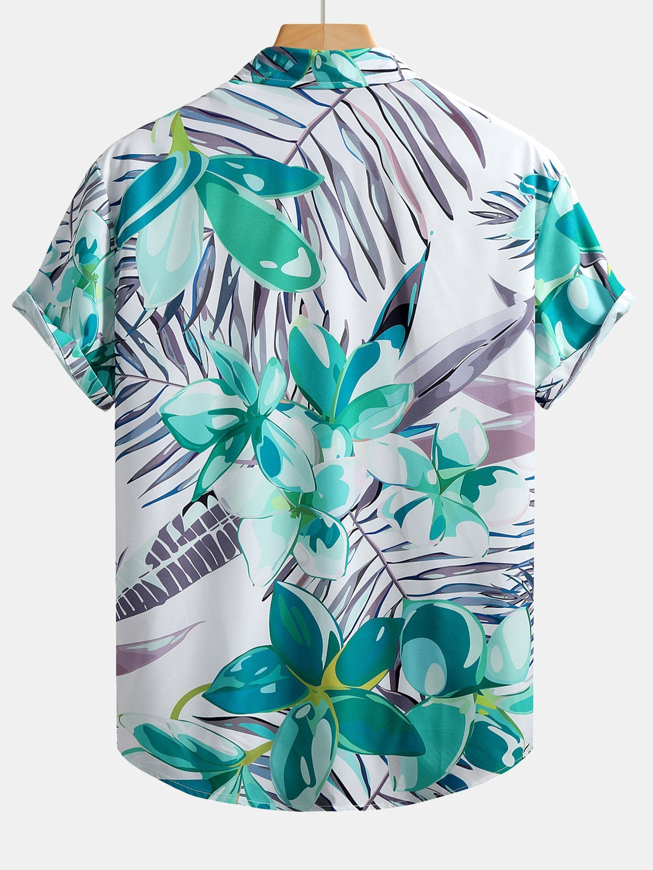 Floral Print Button-Up Shirt