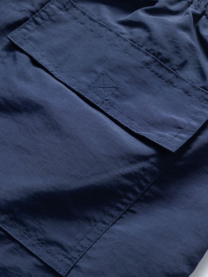 Men's Mid-Length Drawstring Swim Trunks