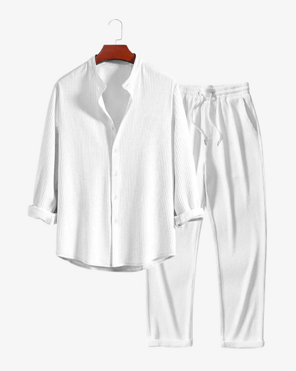 Premium Black Men's Two-Piece Outfit