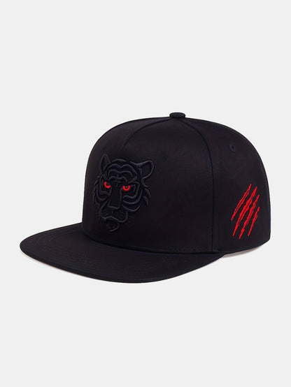 Trendy Tiger 3D Embroidered Hip-Hop Cap - Versatile Style