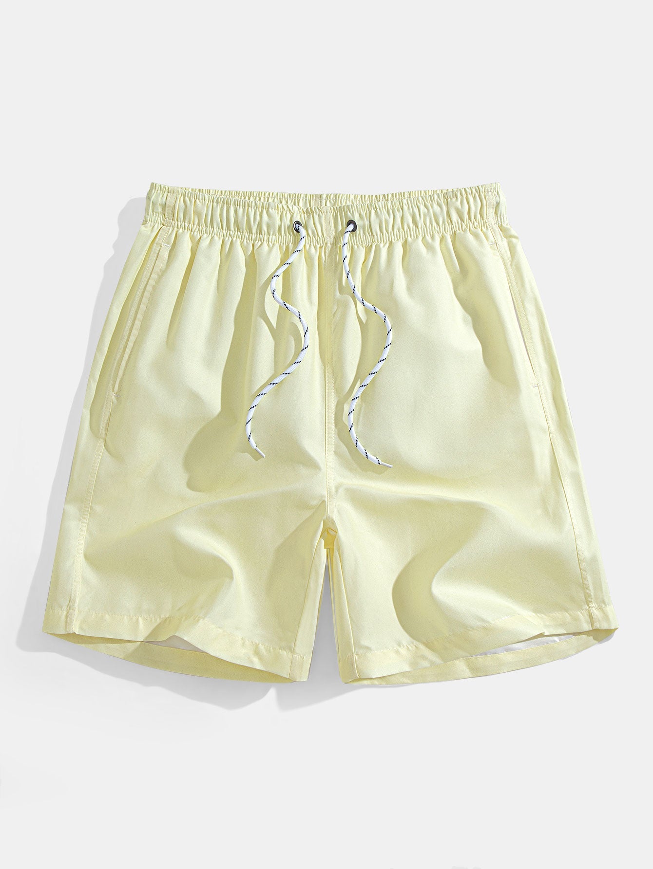 Relaxed Fit Flamingo Tropical Palm Tree Print Button-Up Shirt and Swim Shorts