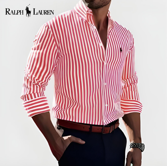 Ralph Lauren™ Striped Cotton Dress Shirt