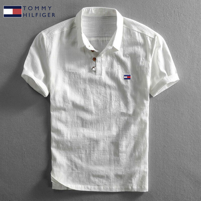 Tommy Hilfiger Riviera Linen Polo Shirt