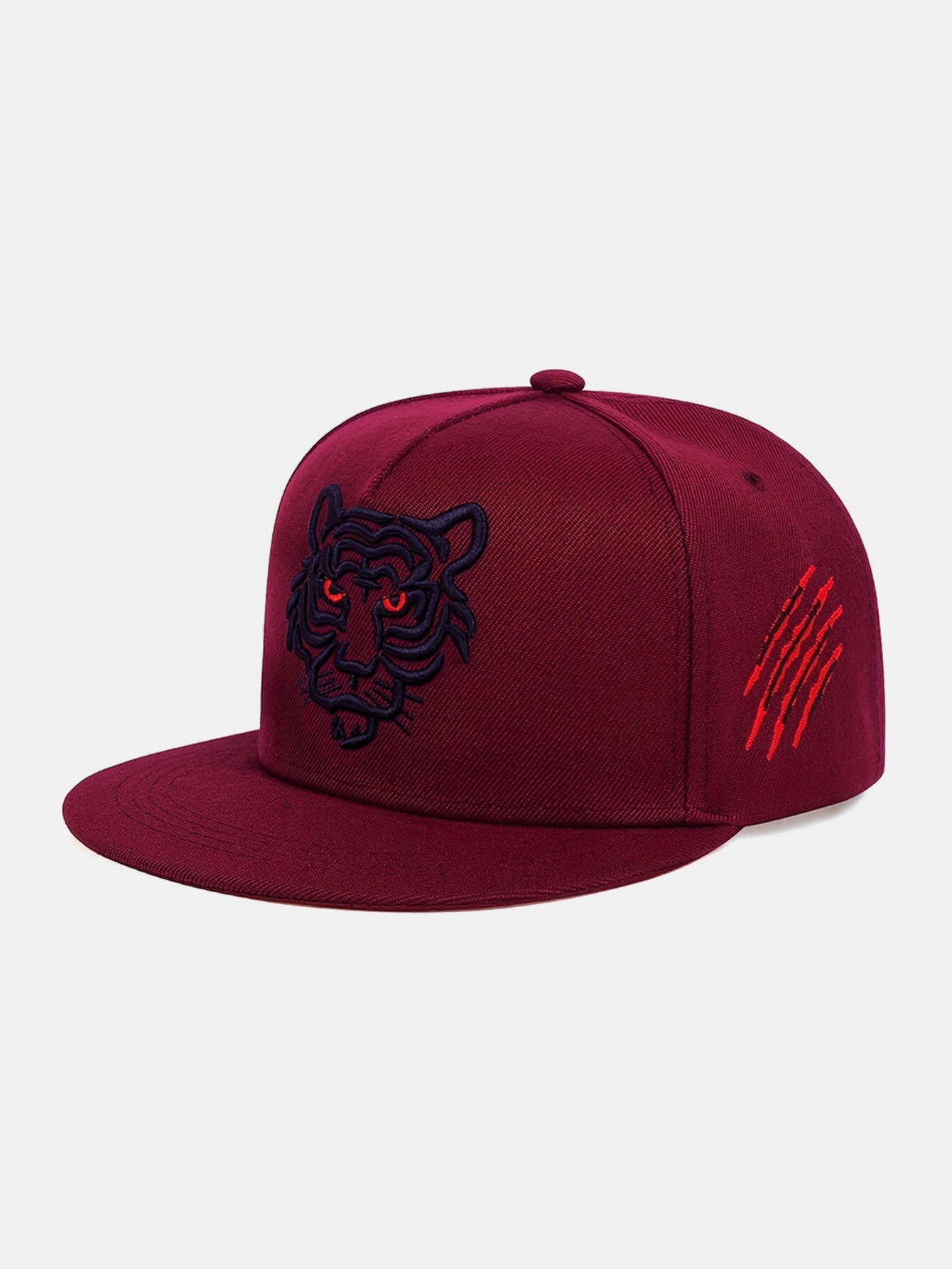 Trendy Tiger 3D Embroidered Hip-Hop Cap - Versatile Style