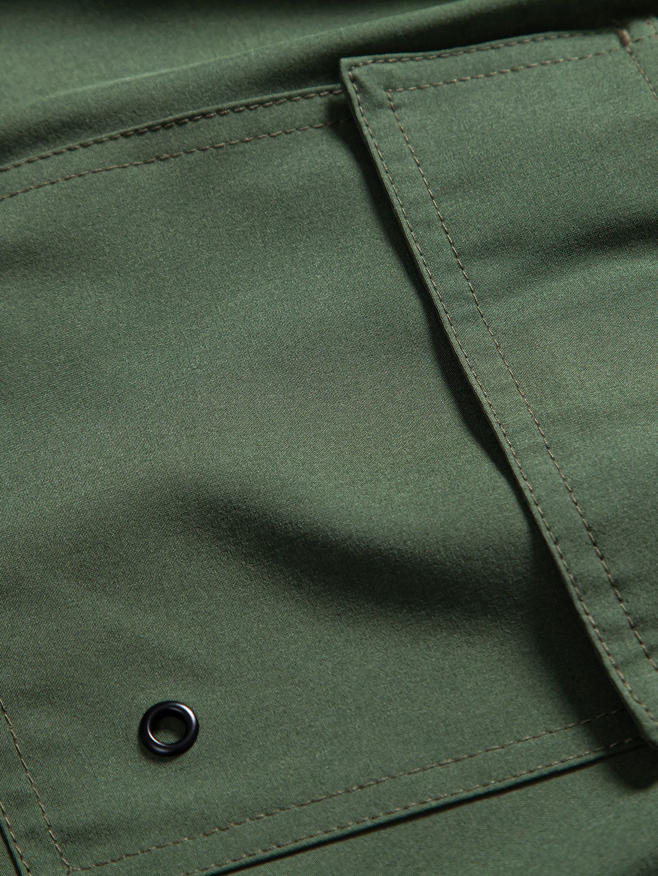 Hawaiian Palm Tree Print Cotton Button-Up Shirt & Swim Shorts Set