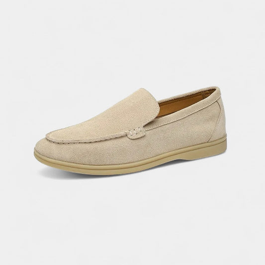 Contemporary Suede Loafers for Men