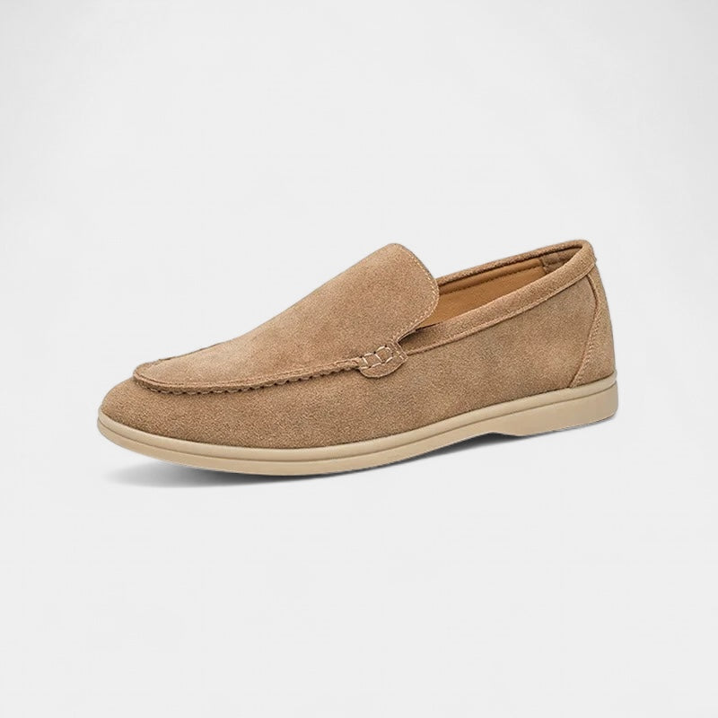 Contemporary Suede Loafers for Men