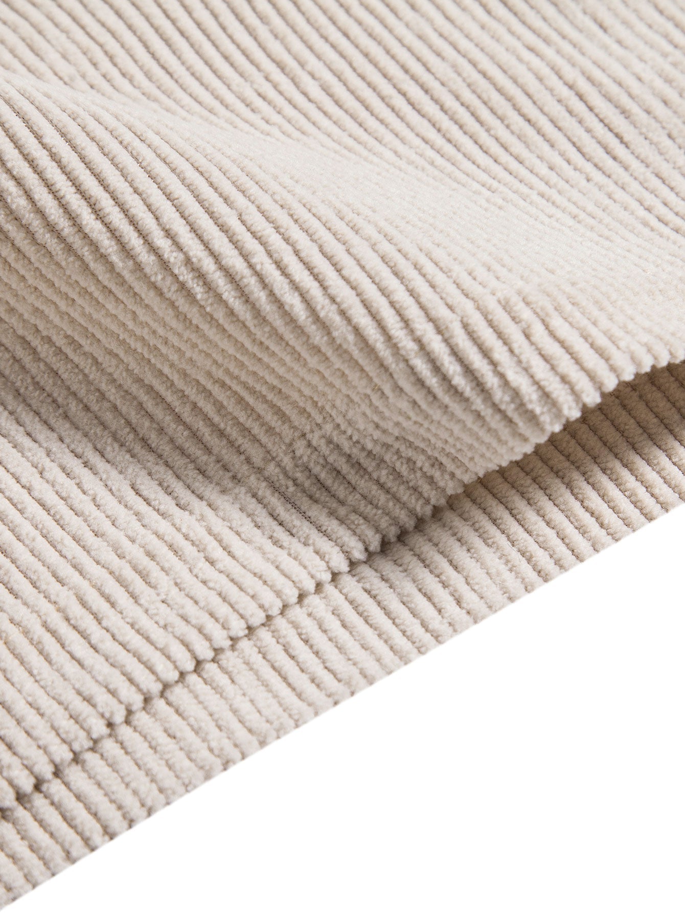 Short-Sleeve Corduroy Button-Up Shirt with Matching Shorts