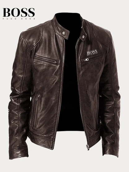 ВОЅЅ | Casual Faux Leather Jacket