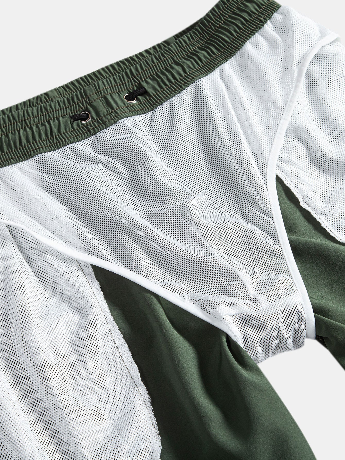 Hawaiian Palm Tree Print Cotton Button-Up Shirt and Swim Shorts Set