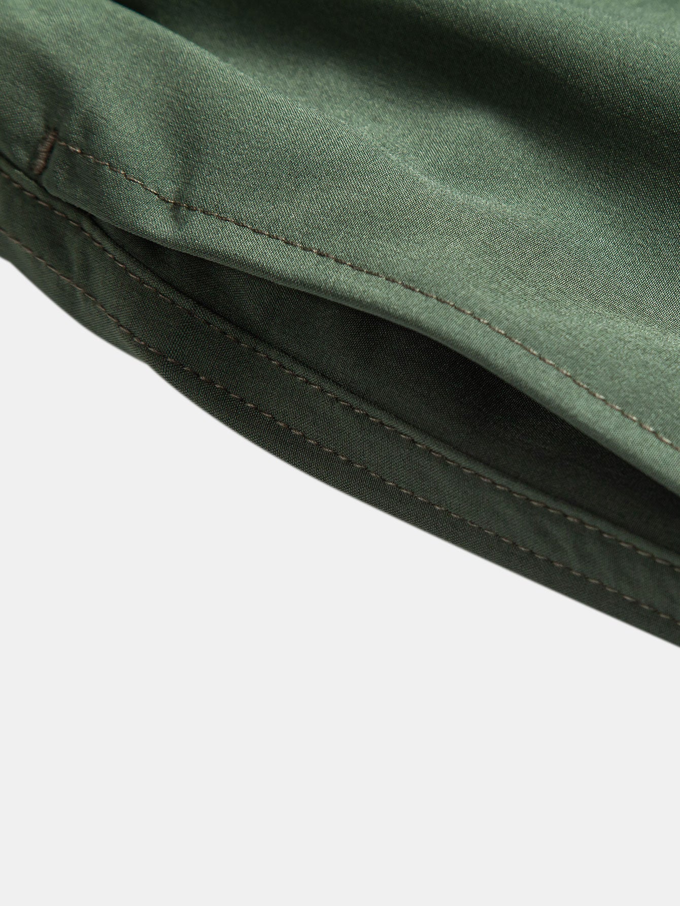 Island-Inspired Sailing Print Button-Up Shirt with Solid Drawstring Swim Shorts