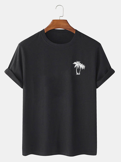 Graphic T-Shirts with Mini Palm Tree Logo