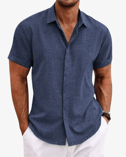 Timeless Linen-Cotton Blend Shirt