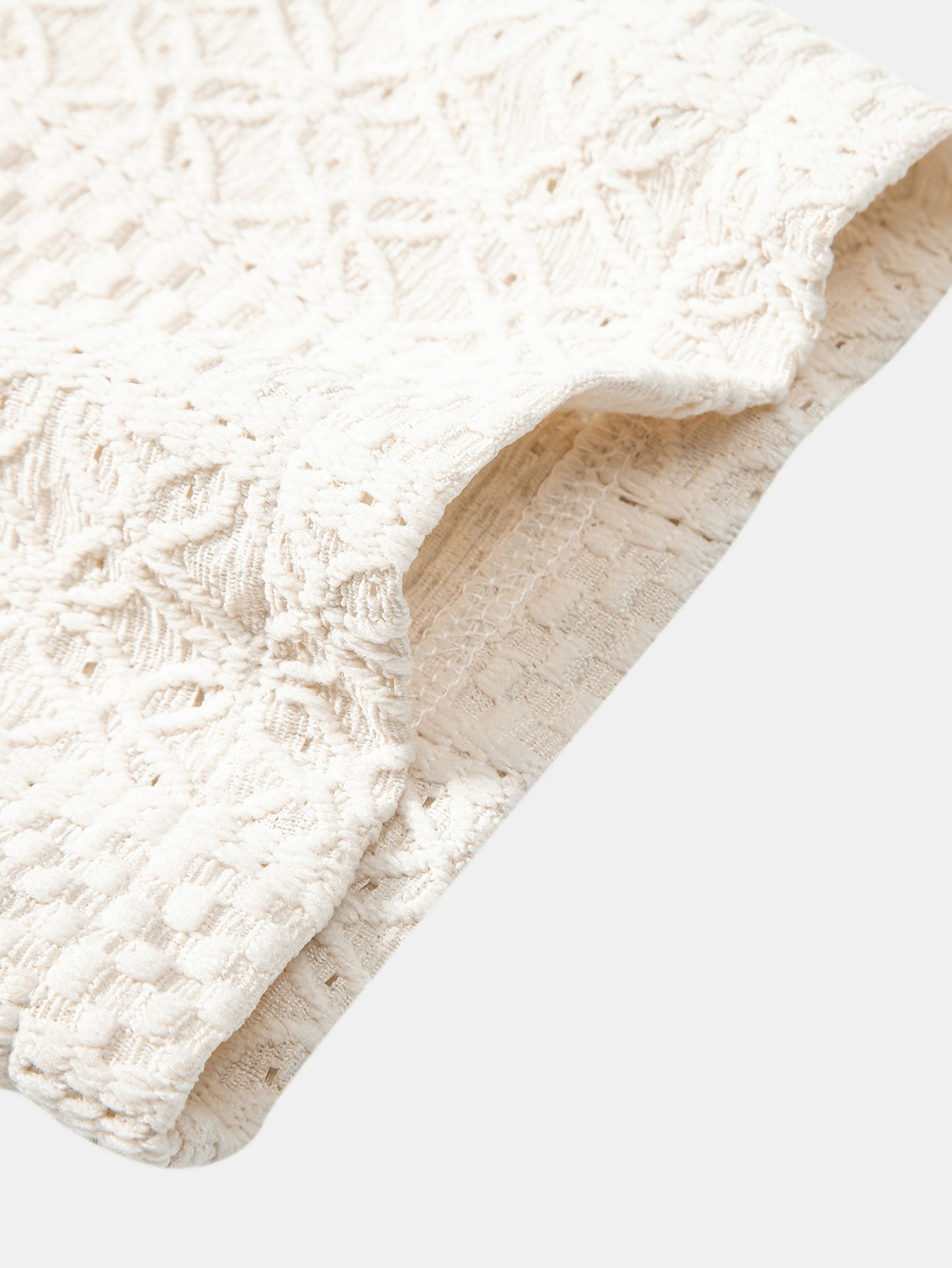 Floral Checkerboard Jacquard Cuban-Style Shirt