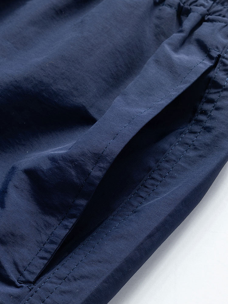 Classic Fit Cotton T-Shirt & Swim Shorts with Palm Tree Silhouette Print