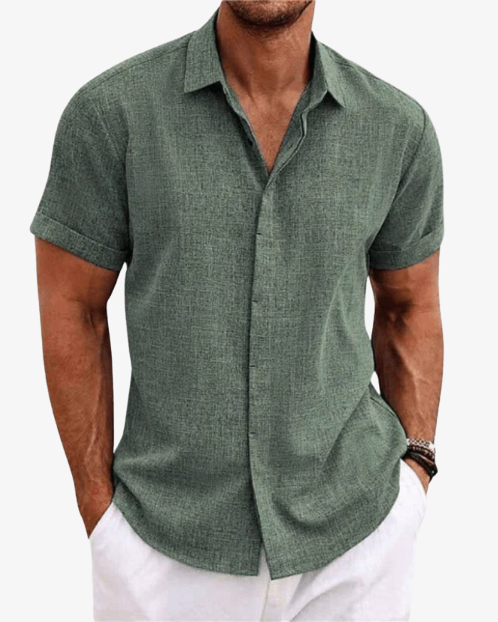 Timeless Linen-Cotton Blend Shirt