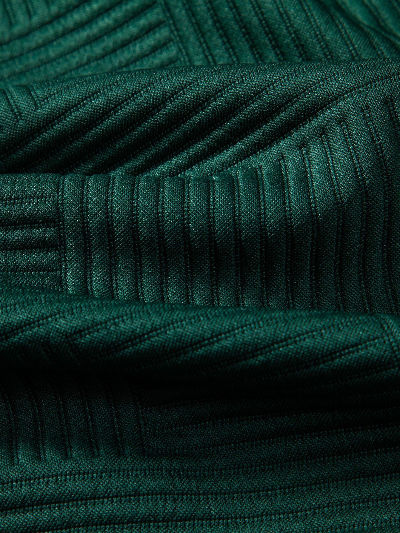 Striped Jacquard Button-Up Shirt and Shorts Set