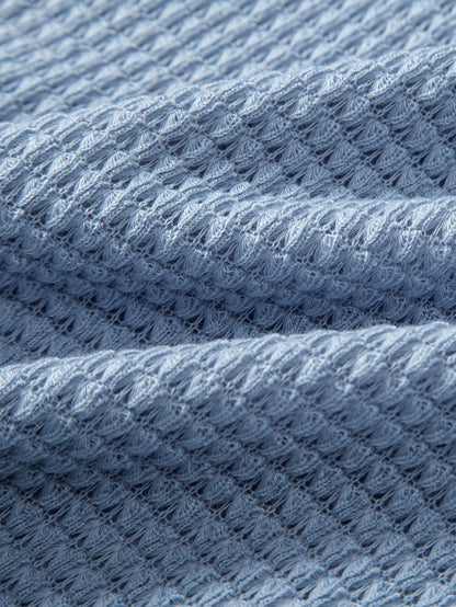 Cuban Shirt with Waffle Texture