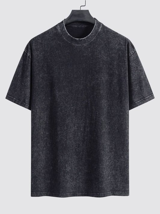 Casual Oversized Distressed Drop Shoulder T-Shirt