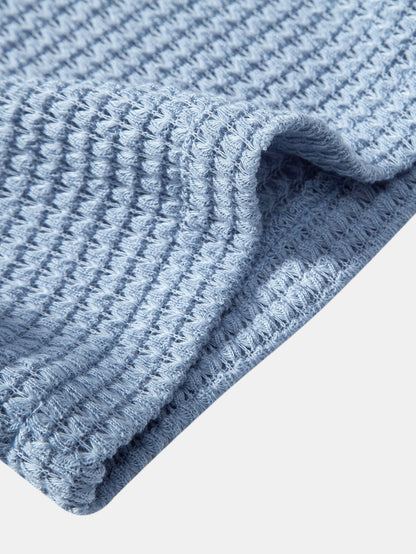 Cuban Shirt with Waffle Texture