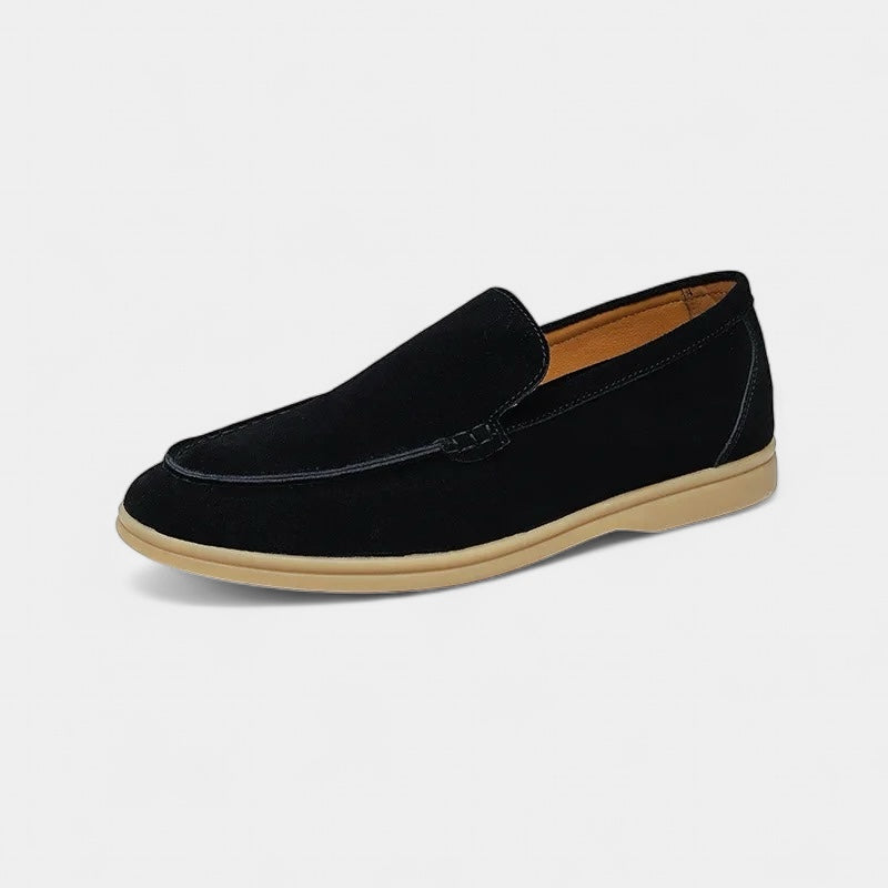 Contemporary Suede Loafers for Men