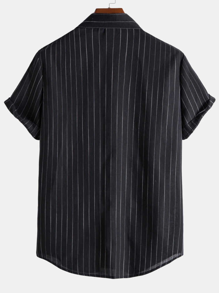 Classic Striped Regular Fit Shirts